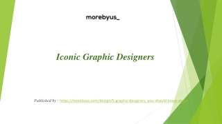 Iconic Graphic Designers