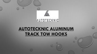 AUTOTECKNIC ALUMINUM TRACK TOW HOOKS