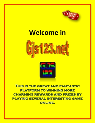 Play with us Live Casino Malaysia, Online Slot Malaysia games at gjs123.net.