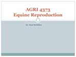 AGRI 4373 Equine Reproduction