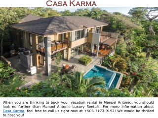 Luxury Vill Casa Karma