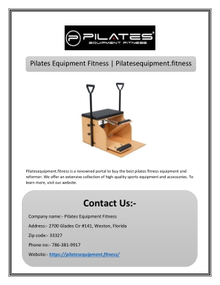 Pilates Equipment Fitness | Pilatesequipment.fitness