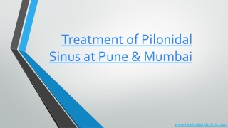 Treatment of Pilonidal sinus at Pune and Mumbai