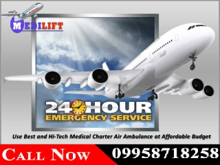 Medilift Air Ambulance in Allahabad and Jamshedpur – Get Unique Equipment for Patient Transport