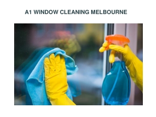 House Window Cleaning Melbourne - A1 Window