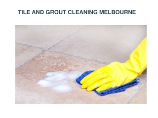 Tile and Grout Cleaning Melbourne - A1 Tile