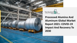 Processed Alumina And Aluminum Market 2021: Global Growth, Trends And Forecast