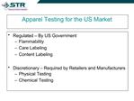Apparel Testing for the US Market