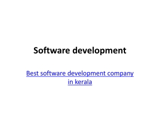 leading software development company in kerala