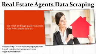 Real Estate Agents Data Scraping