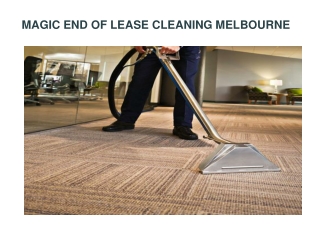 End Of Lease Cleaning Melbourne - Magic