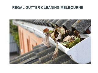 Gutter Cleaning Melbourne - Regal