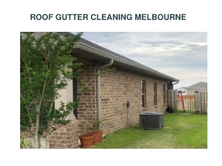 Roof Gutter Cleaning Melbourne - A1 Gutter