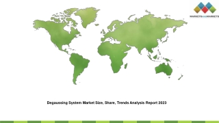 Degaussing System Market Size, Share, Trends Analysis Report 2023