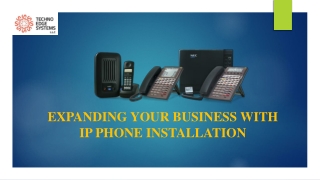 How to Expand Your Business With The IP Phone Installation in Dubai?