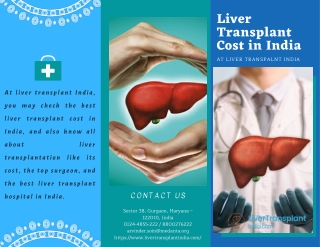 Visit An Appropriate Liver Transplant Cost In India