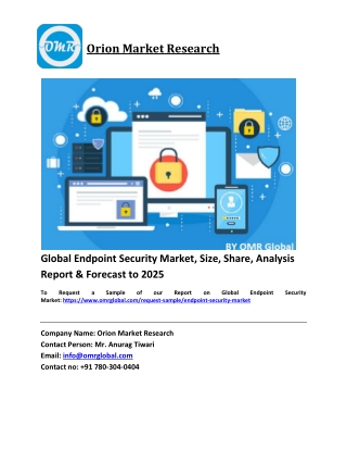 Global Endpoint Security Market Trends, Size, Competitive Analysis and Forecast 2019-2025