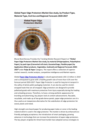 Global Paper Edge Protectors Market Research Report 2020-2027