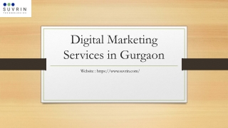 SEO, SMO and Digital Marketing Services in Gurgaon