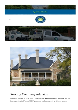 Roofing Company Adelaide