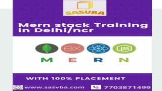 Mern Stack Training In Delhi/NCR