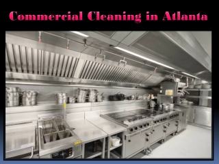 commercial cleaning in Atlanta