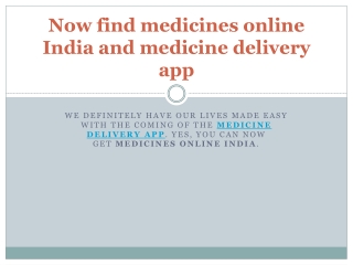 medicines online India