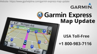 Want to Update Garmin Express Map? Call 1 8009837116