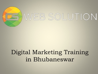 Digital Marketing Training in Bhubaneswar