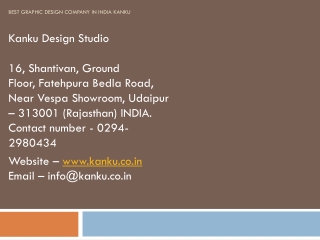 Best Graphic Design Company in India Kanku