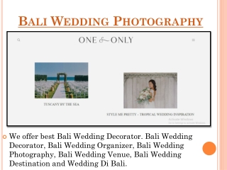 Wedding Di Bali