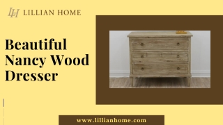 Beautiful Nancy Wood Dresser By Lillian Home