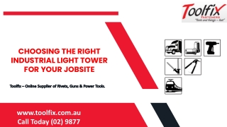 Choosing the Right Industrial Light Tower for Your Jobsite