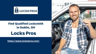 Need Emergency Locksmith In Dublin, OH | Locks Pros