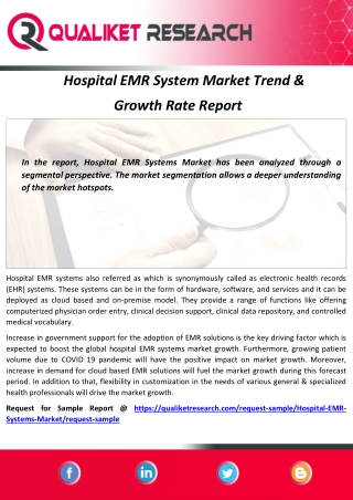 Hospital EMR System Market Trend & Growth Rate Report