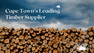 Cape Town's Leading Timber Supplier