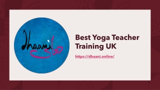 Best Yoga Teacher Training UK
