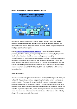 Global Product Lifecycle Management Market