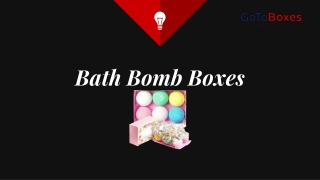 Bath Bomb Boxes