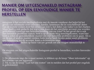 Instagram Bellen hier is de online help