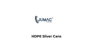 HDPE Silver cans for Textile industry