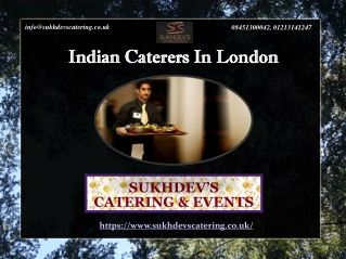 Top Indian Caterers In London