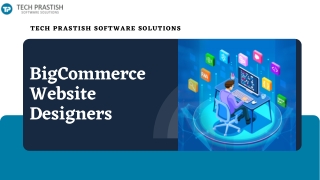 Bigcommerce Web Developer | Expert Agency for Development | Tech Prastish