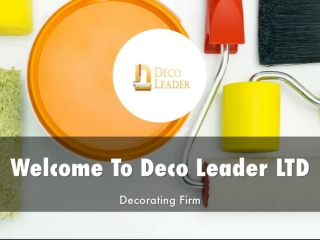 Information Presentation Of DecoLeader LTD