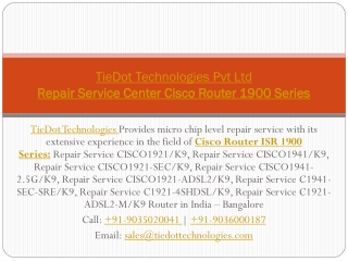 Repair Service Center Cisco Router 1900 Series in India | Price/Cost