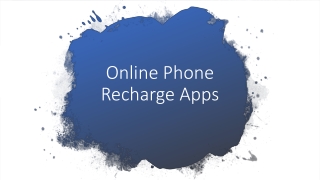 Apps for online recharge