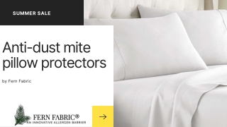 Anti dust mite pillow protectors