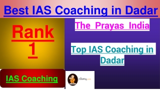 Best IAS Coaching in Dadar