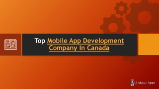 Mobile App Development Company In Canada