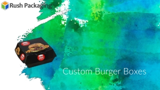 Custom Burger Boxes